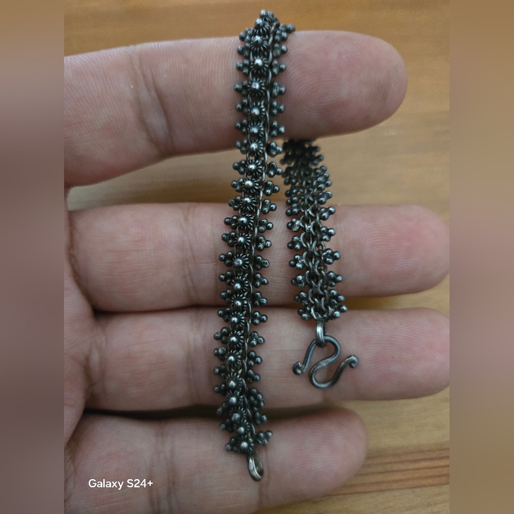 Elegant Sterling Silver 925 Bracelet Sz 7